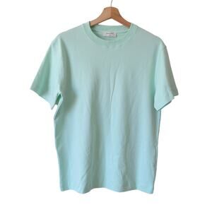 Aritzia Babaton Womens Mint Green Made in Peru Soft Cotton Slub Tee 2XS T-Shirt